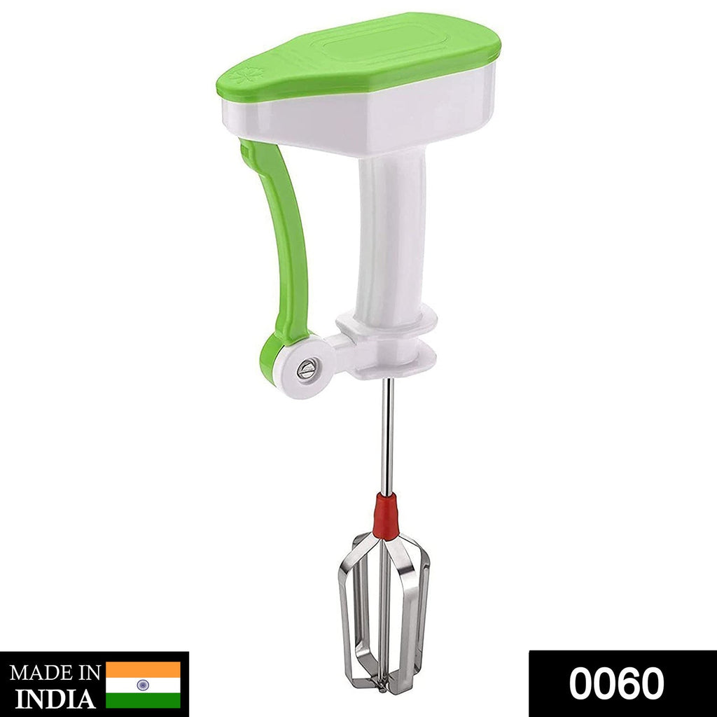 Manual hand blender showcasing its versatile design for kitchen tasks.