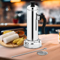 Food-grade stainless steel Puttu Maker with pressure cooker attachment.