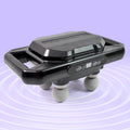 Handheld Deep Tissue Massage Gun with four heads in a mixed color finish.