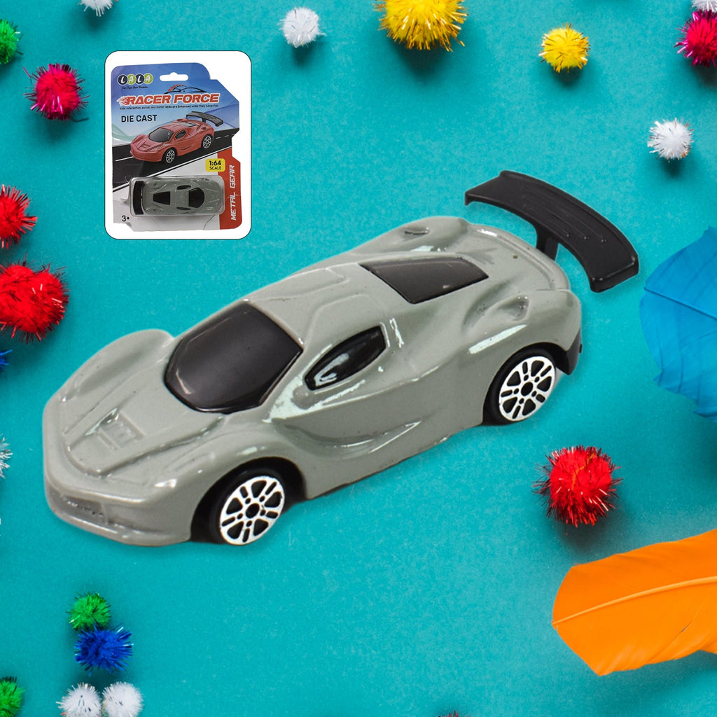 Front angle of a sporty Metal Mini Car Toy, perfect for imaginative races