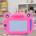 Kids Magic Sketch Board with frog design and stylus pen.