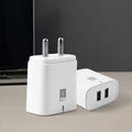 iBall dual USB wall charger with fast charging ports