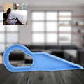 Ergonomic mattress lifter tool with curved handle for easy grip