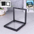 Elegant transparent jewellery display box with floating 3D design