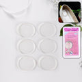 FitFuzion silicone shoe insoles heel pads set for cushioning and comfort