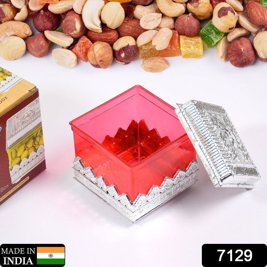 Styleva Ruby dry fruit storage container on a kitchen counter.