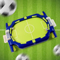 Tabletop football flickers game set with kids soccer playing