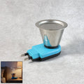 QuickBurn Electric Kapoor Dani in colorful steel, perfect for incense.