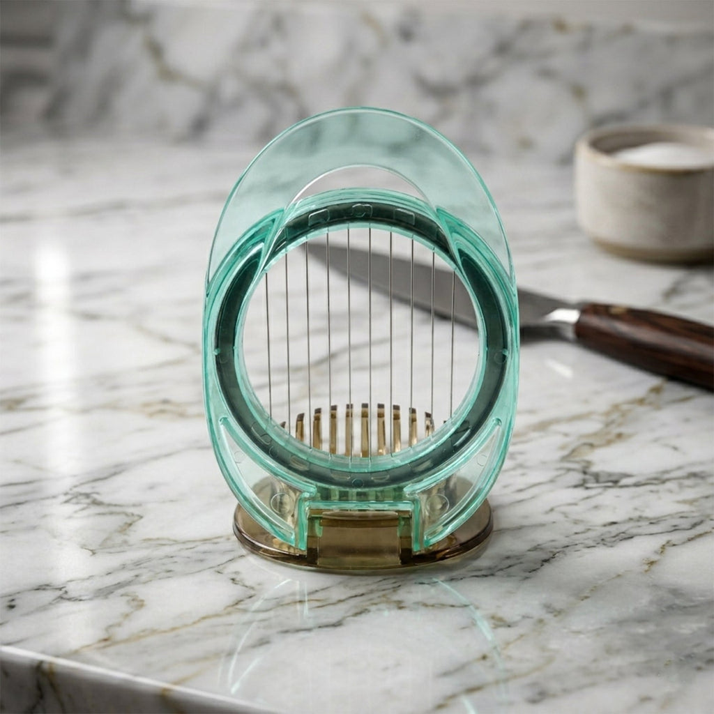 Components of multifunction vegetable cutter and egg slicer set