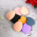 Mini Finger Makeup Powder Puff 8-piece multicolor set for makeup application