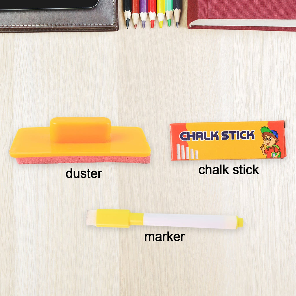 Portable educational drawing board with handle for easy carrying for children