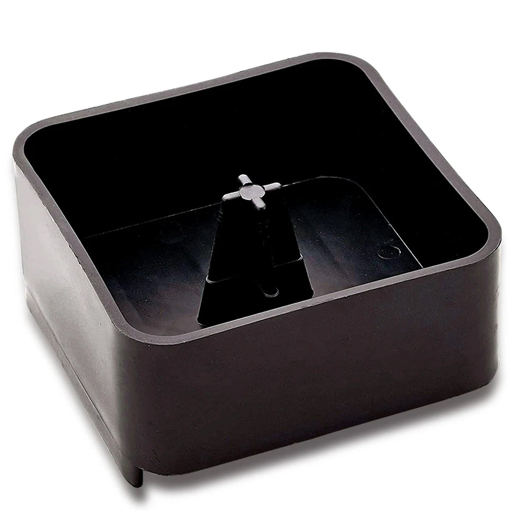 Detail of the durable plastic material used in the heavy-duty base stand.
