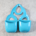 Double Layer Sink Hanging Storage Basket hung on faucet for organized kitchen