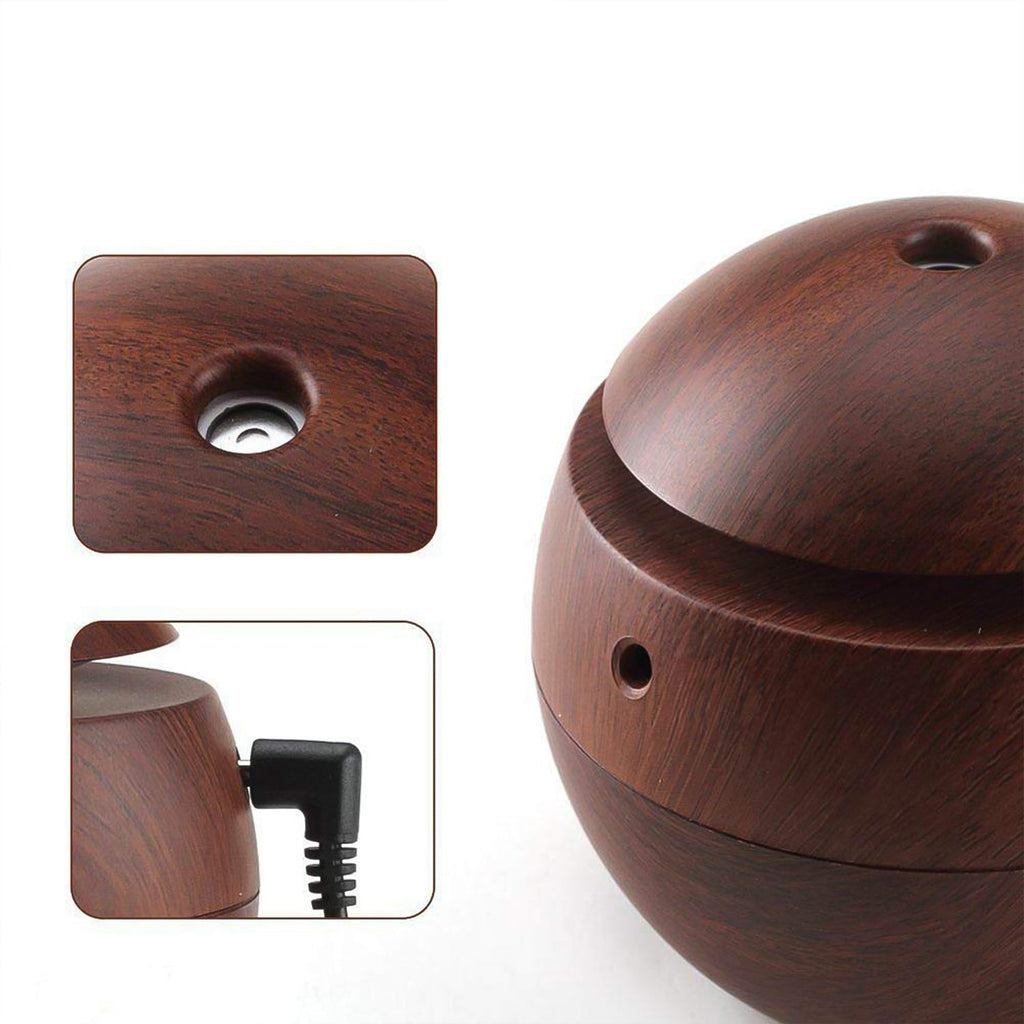 Lifestyle shot of the ultrasonic humidifier in a modern home office setting.
