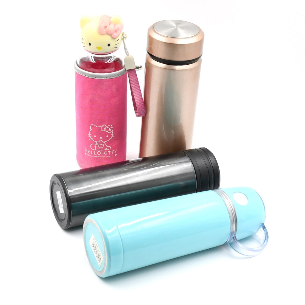 Durable stainless steel vacuum thermos bottle with BPA-free lid