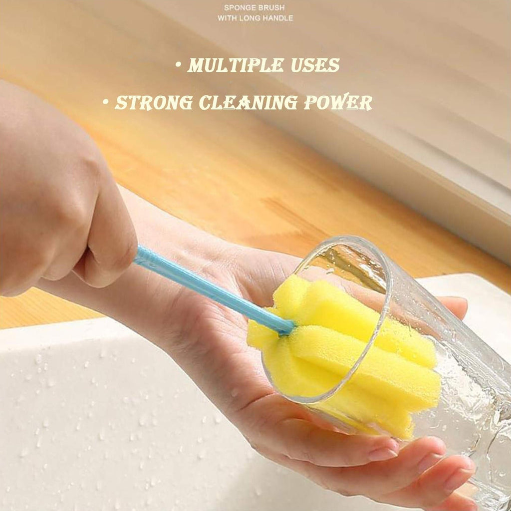 Compact 20cm sponge cleaning tool for daily kitchen use.