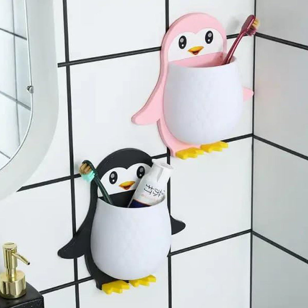 VoltDesk Penguin wall organizer showing scratch-resistant matte finish