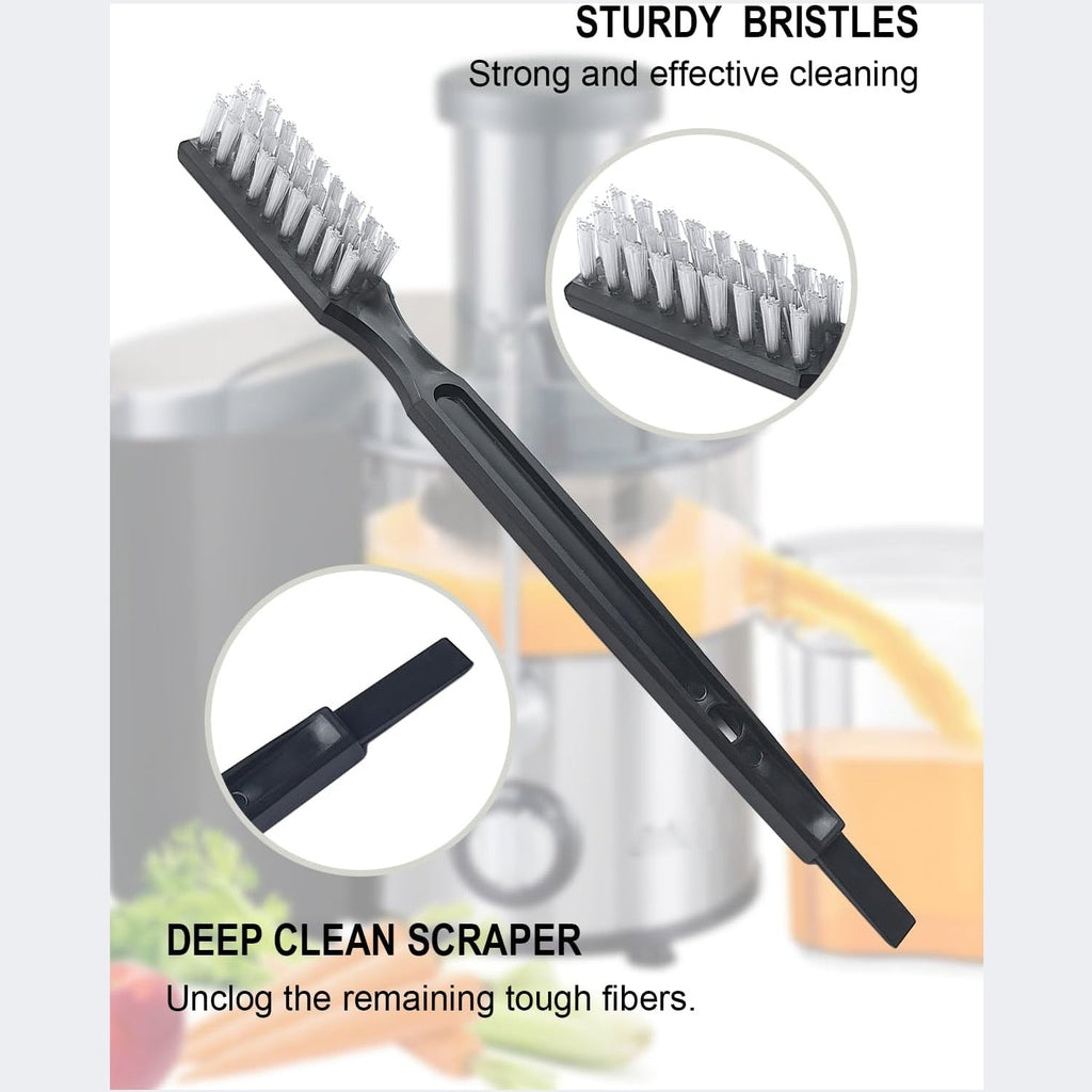 Versatile household cleaning brush displayed in a modern kitchen setting.