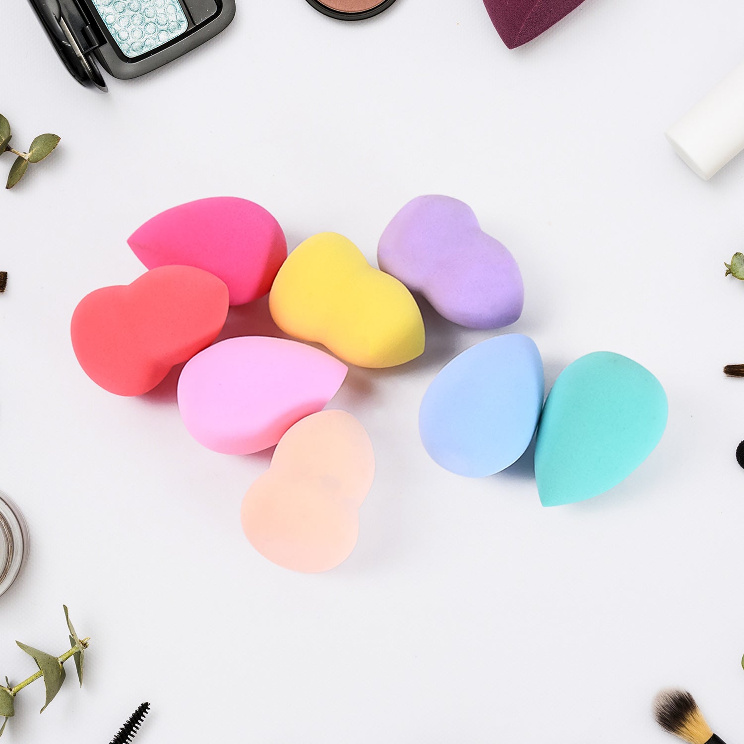 Luxury makeup powder puff sponge in assorted colors