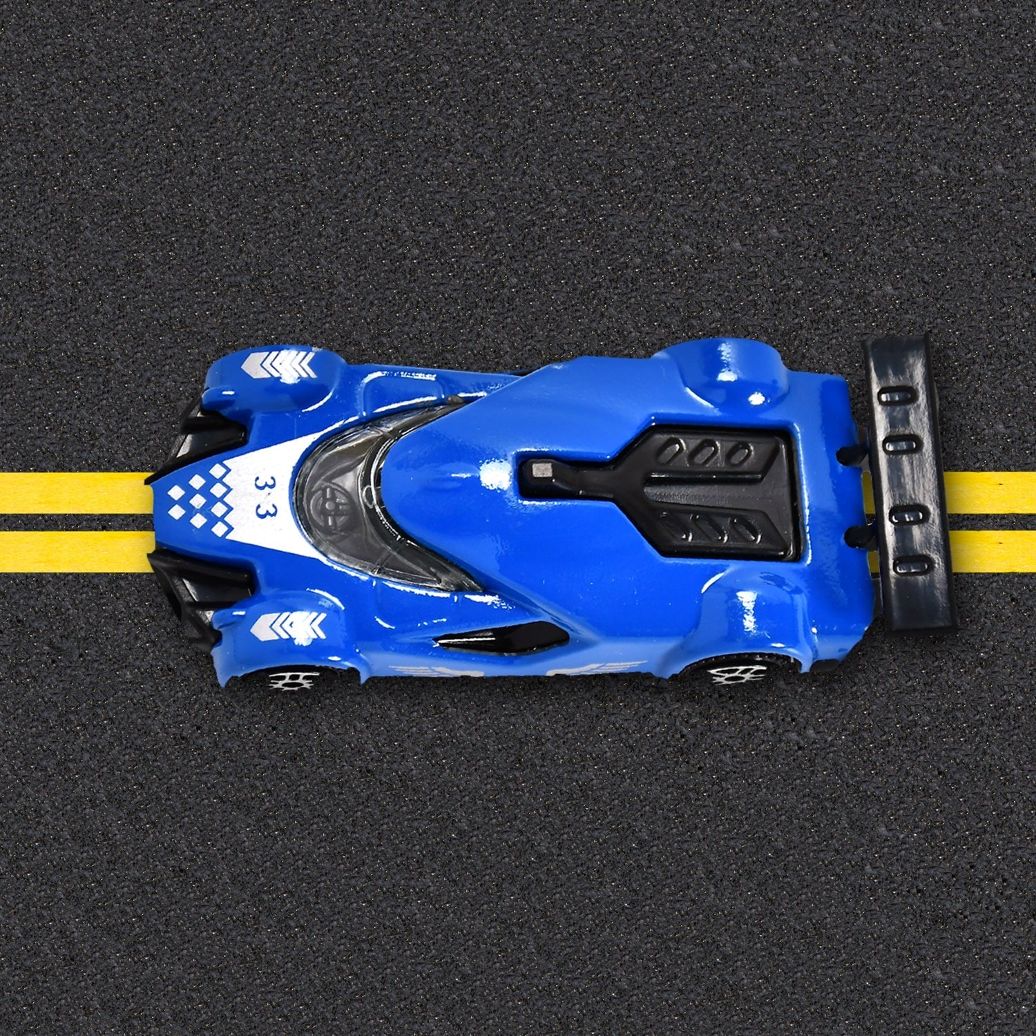 Die-Cast Street Racer Car in vibrant red, ready for imaginative play.