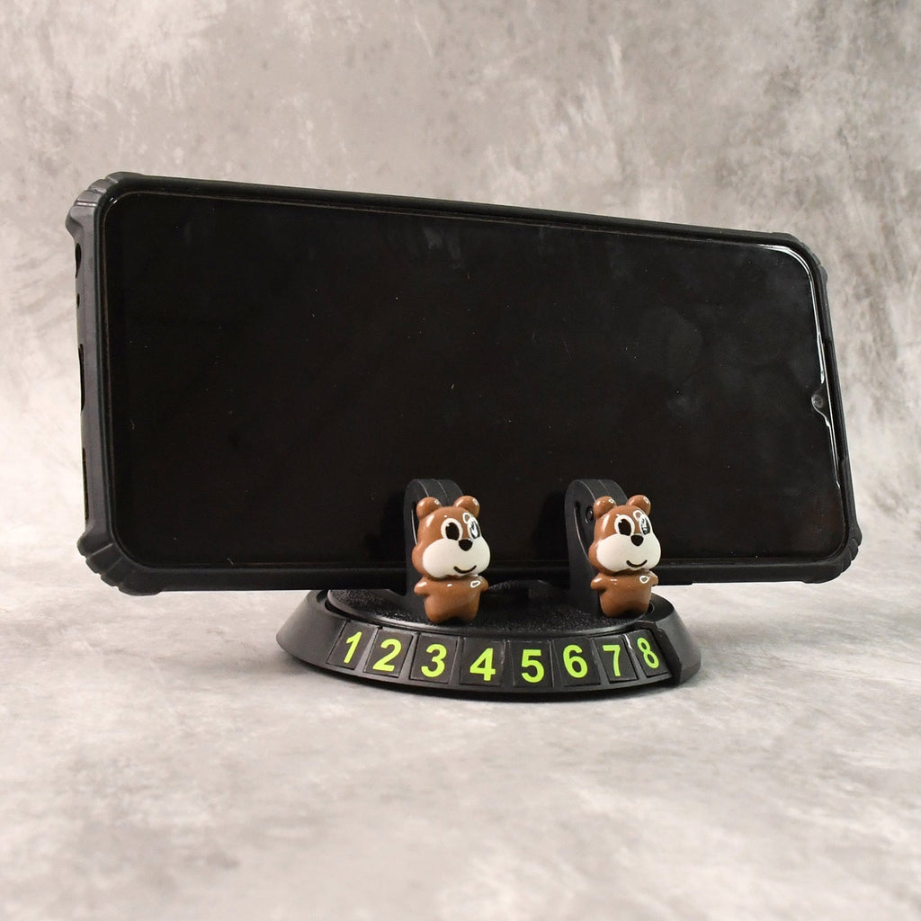 Compact multipurpose car mobile stand with anti-slip base