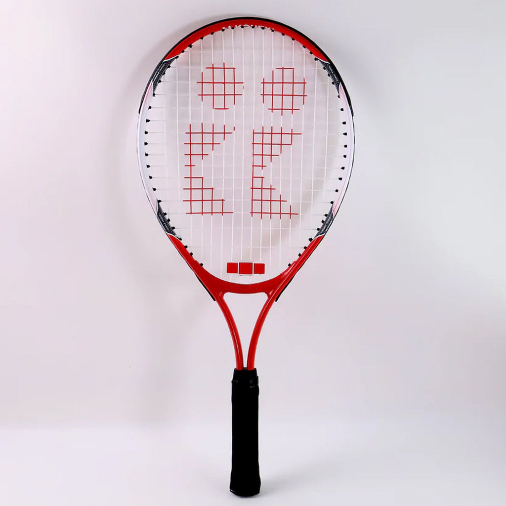 Advanced tennis racket optimized sweet spot for greater forgiveness and power