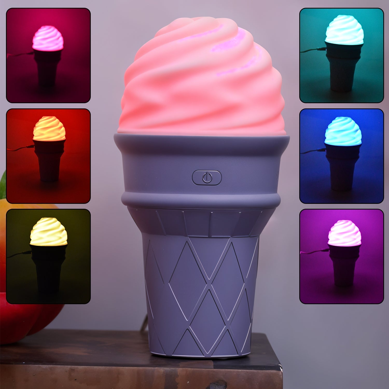 Close up of the ice cream cone air freshener humidifier