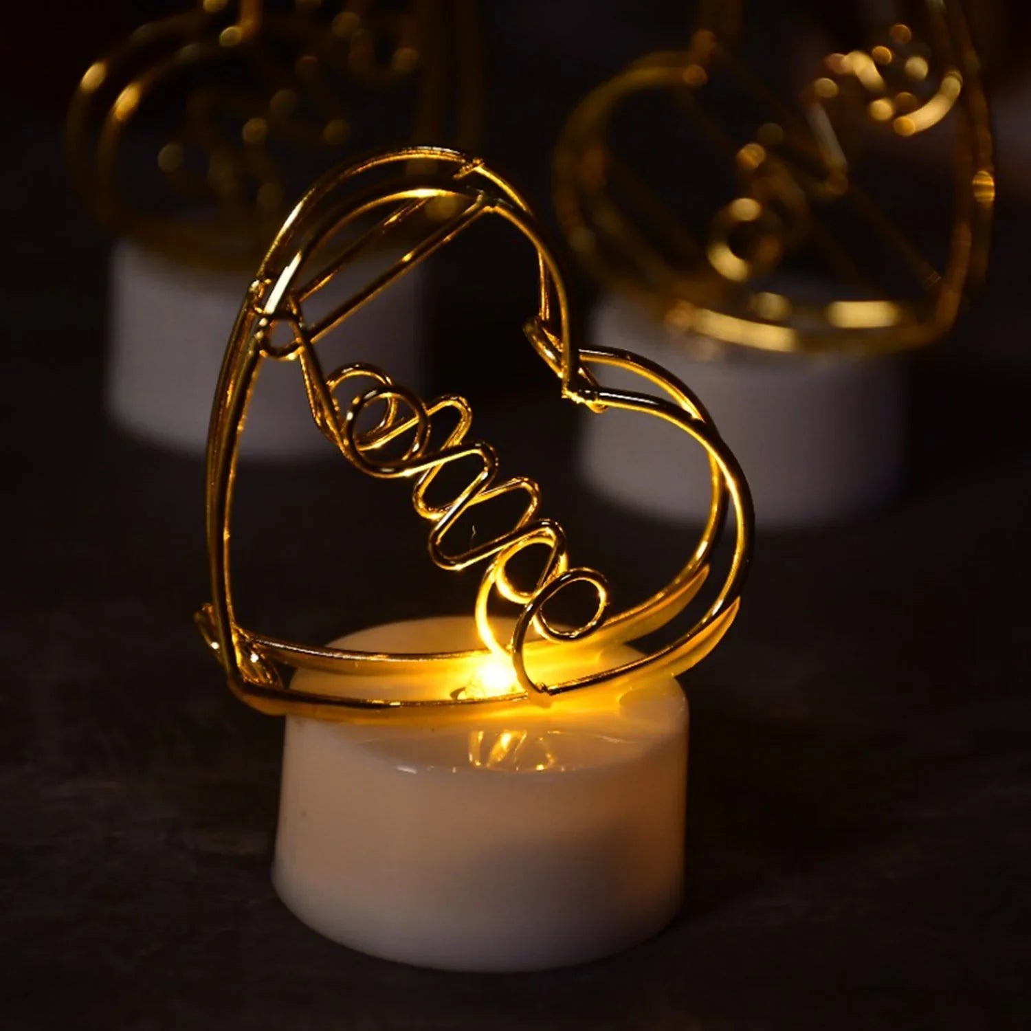 Golden flower ornament symbolizing love in the Valentine Gift Box