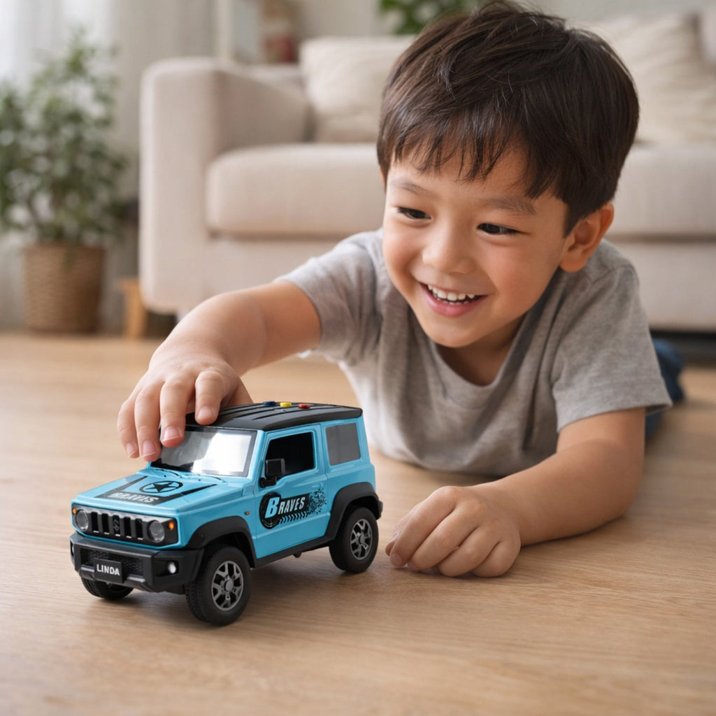 Kids off-road jeep with music and light effects for play