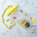Back view of the durable waterproof phone pouch with belt attachment.