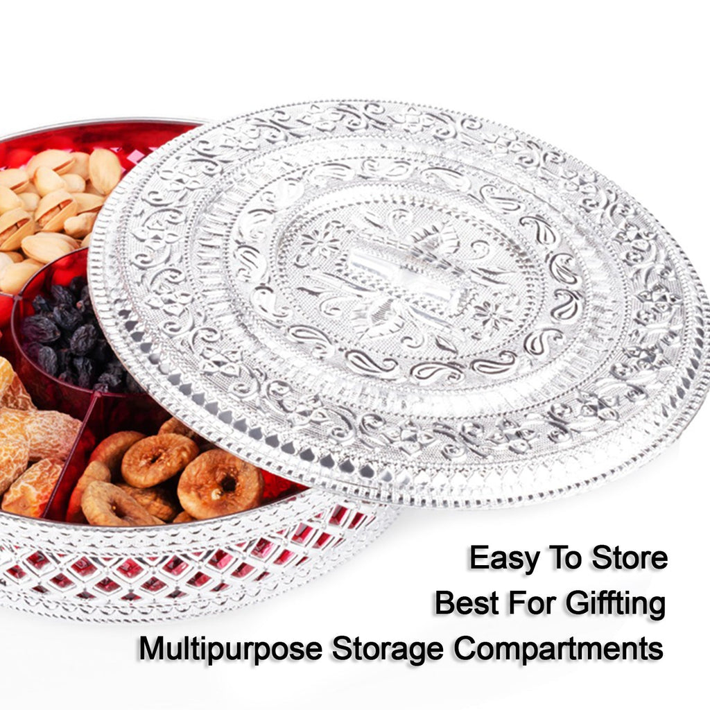 Stylish dry fruit storage box, perfect for Indian kitchen organization.