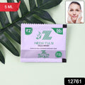 Close-up of natural Neem and Tulsi face wash sachet for acne-prone skin