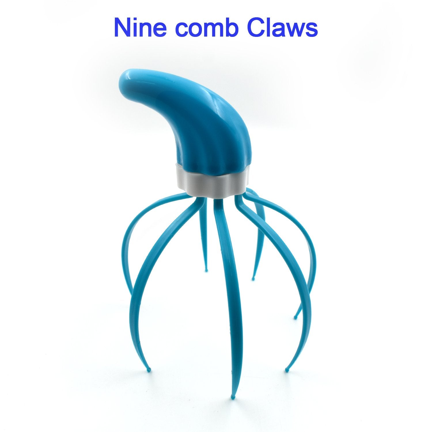 Comfortable hand grip massager for head and scalp relaxation.