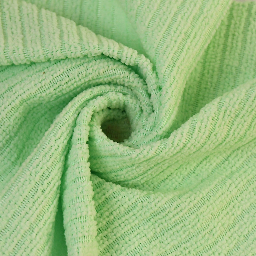 Pack of microfiber cleaning cloths arranged for household cleaning tasks