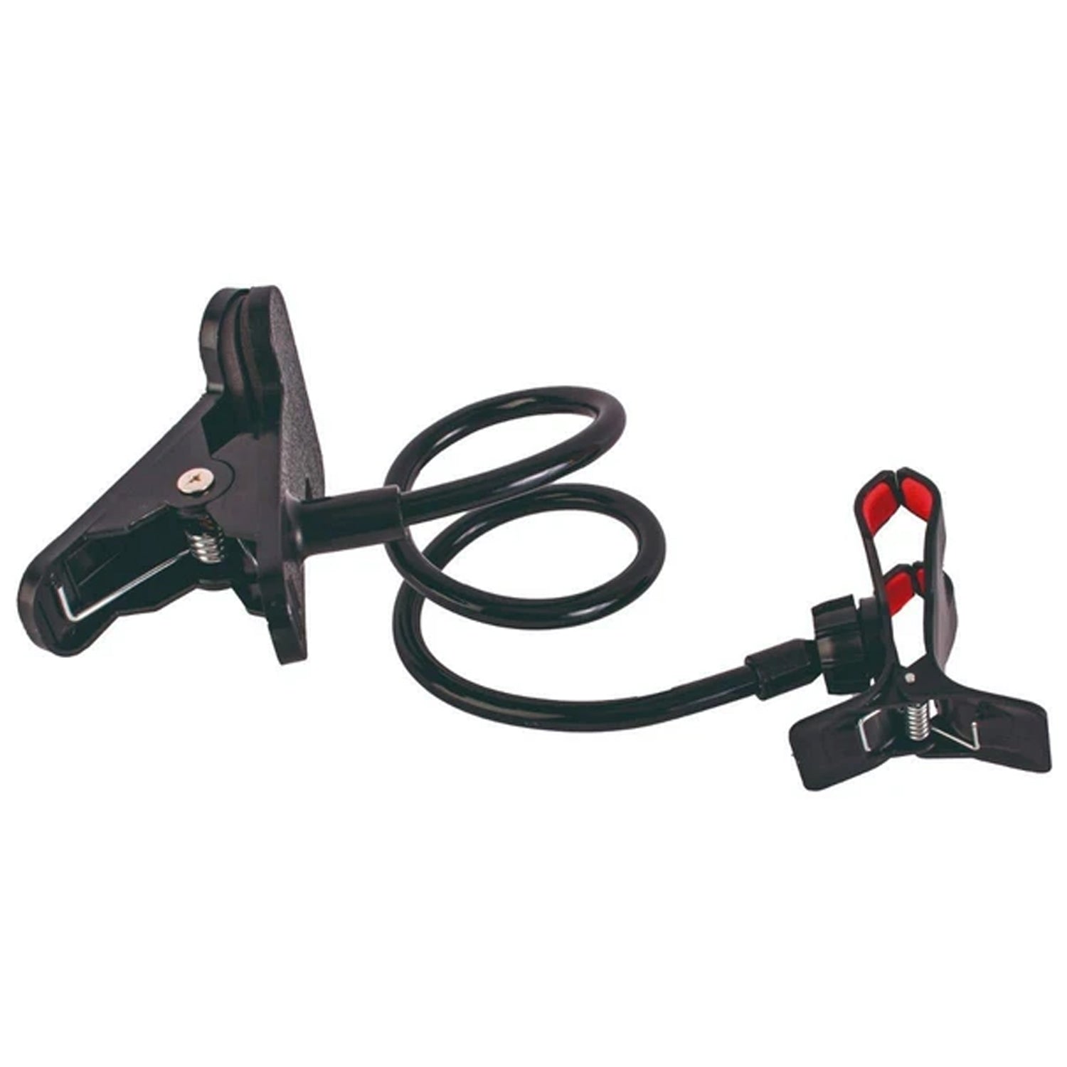 Versatile flexible phone stand, demonstrating full 360-degree rotation.