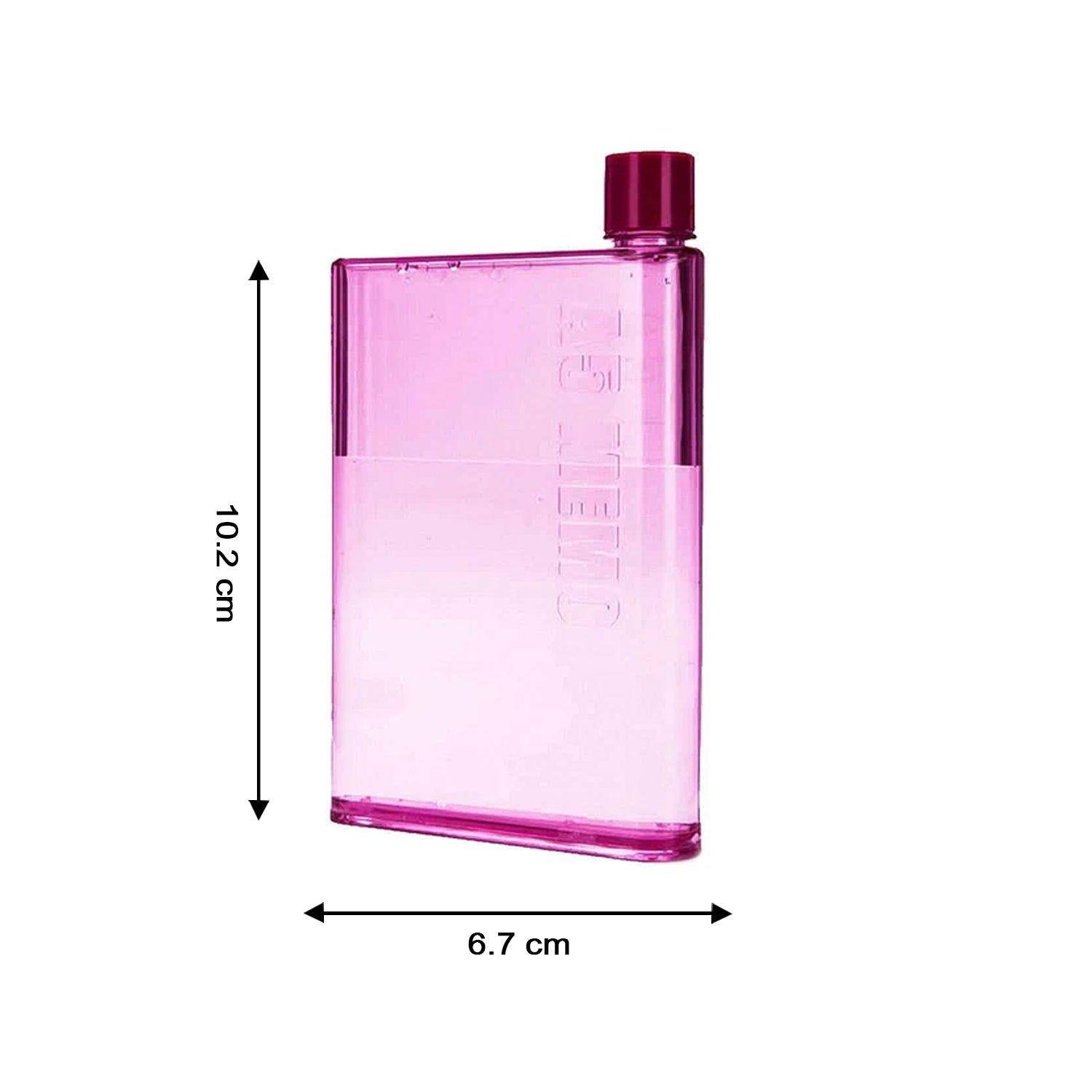 Two A5 Notebook Water Bottles in different colors, showcasing available options.