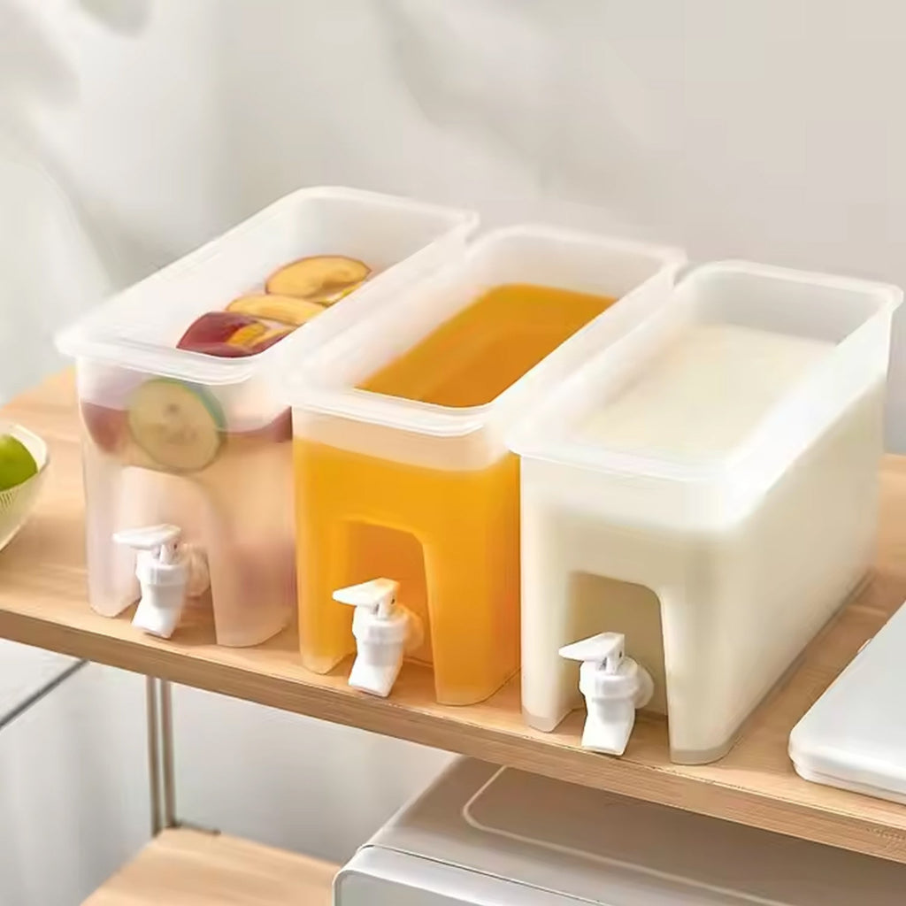 Features graphic highlighting the benefits of the Indo Glow beverage dispenser.