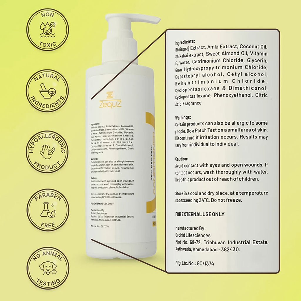 Hair looking smooth and nourished using anti hair fall conditioner