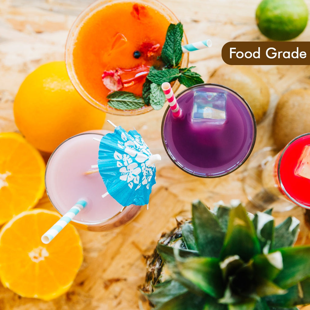 Transparent plastic wine glasses offering a safe, shatterproof alternative.