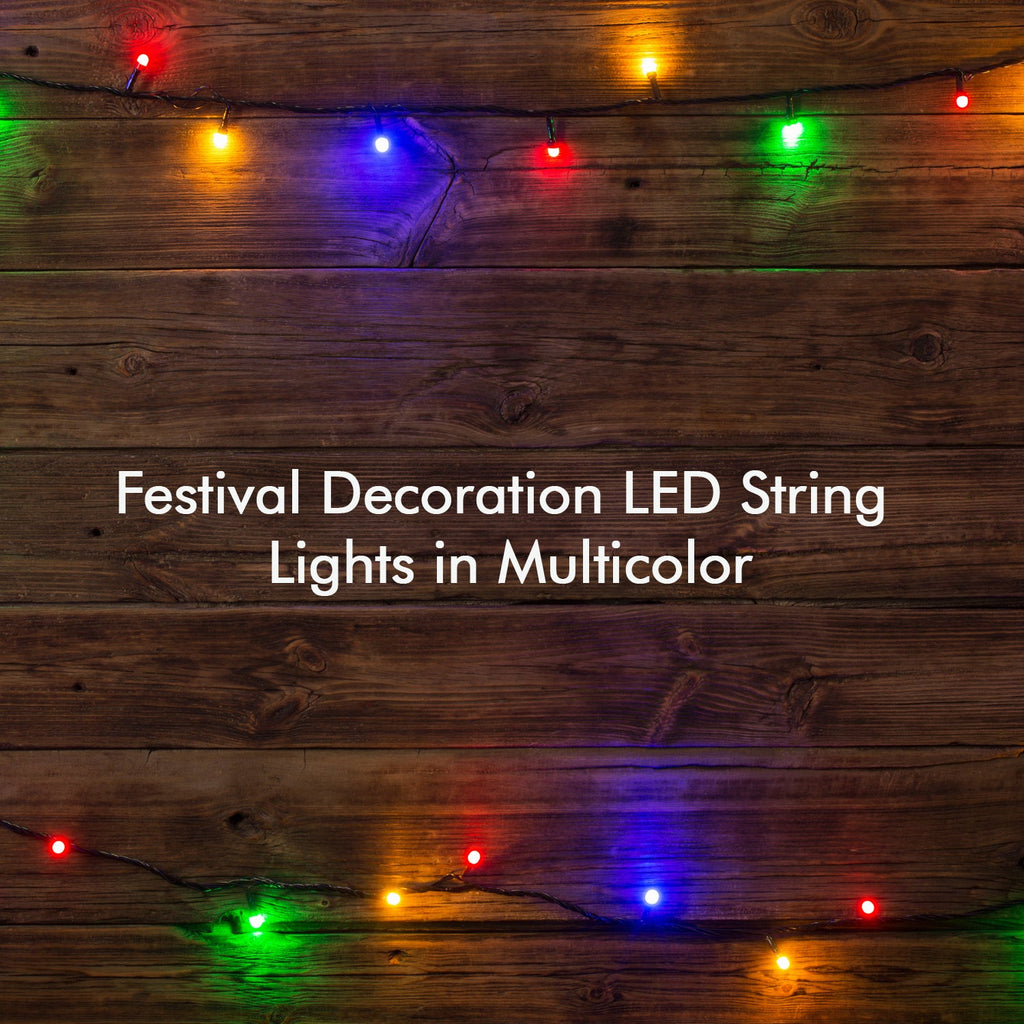 Warm glow of 3-meter LED decorative lights enhancing home ambiance.