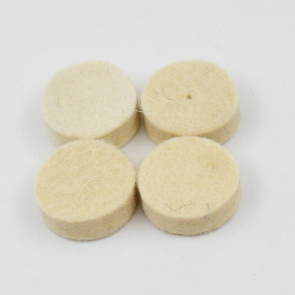 Grinding head and buffing wheel attachments for precise rotary tool polishing.