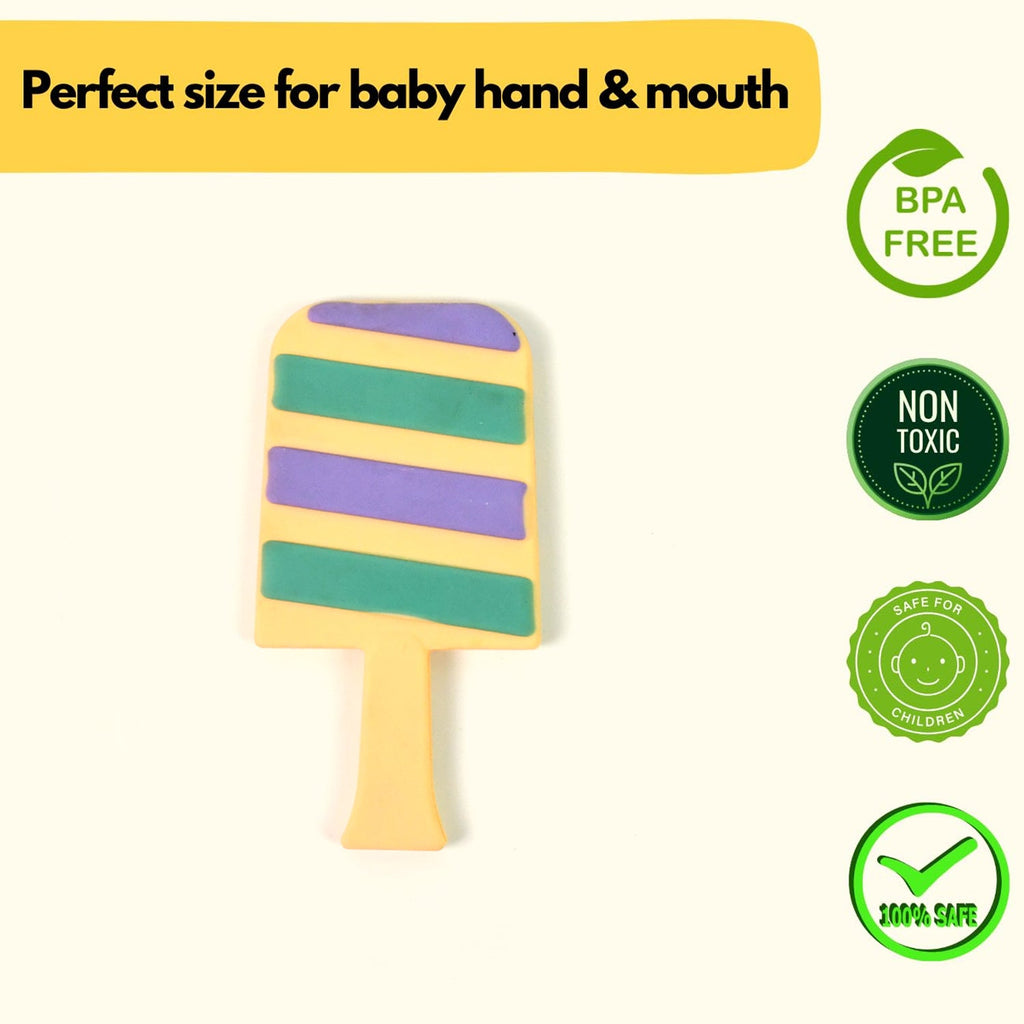 SoftTreat silicone baby teether made from BPA-free food-grade silicone