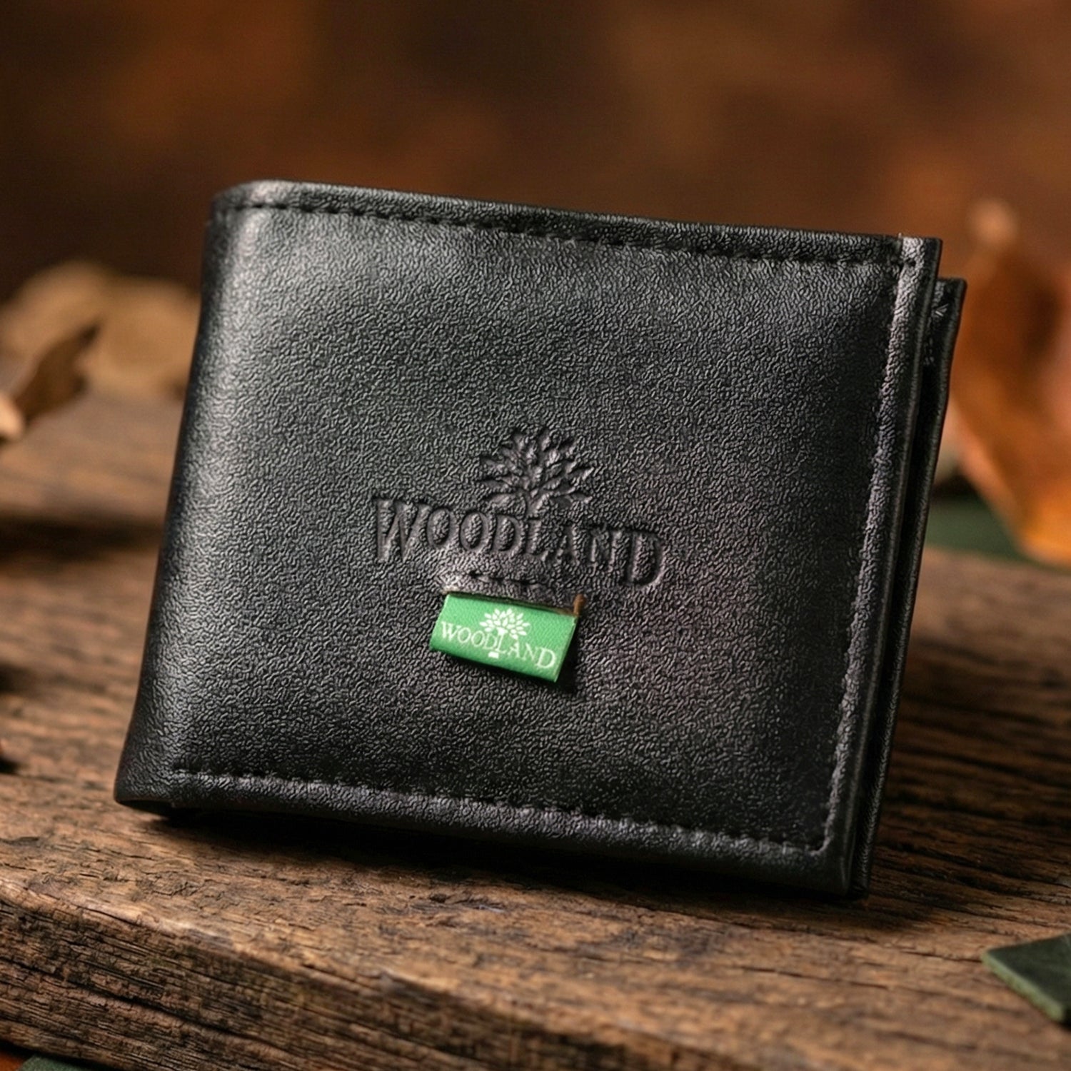Interior of bi-fold wallet filled with cards and currency