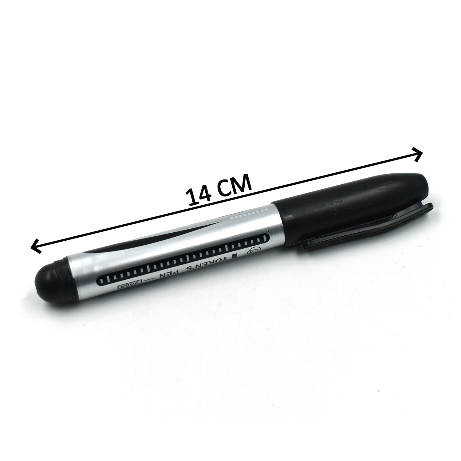 Multiple InkGlow Permanent Black Markers showcasing their versatility.