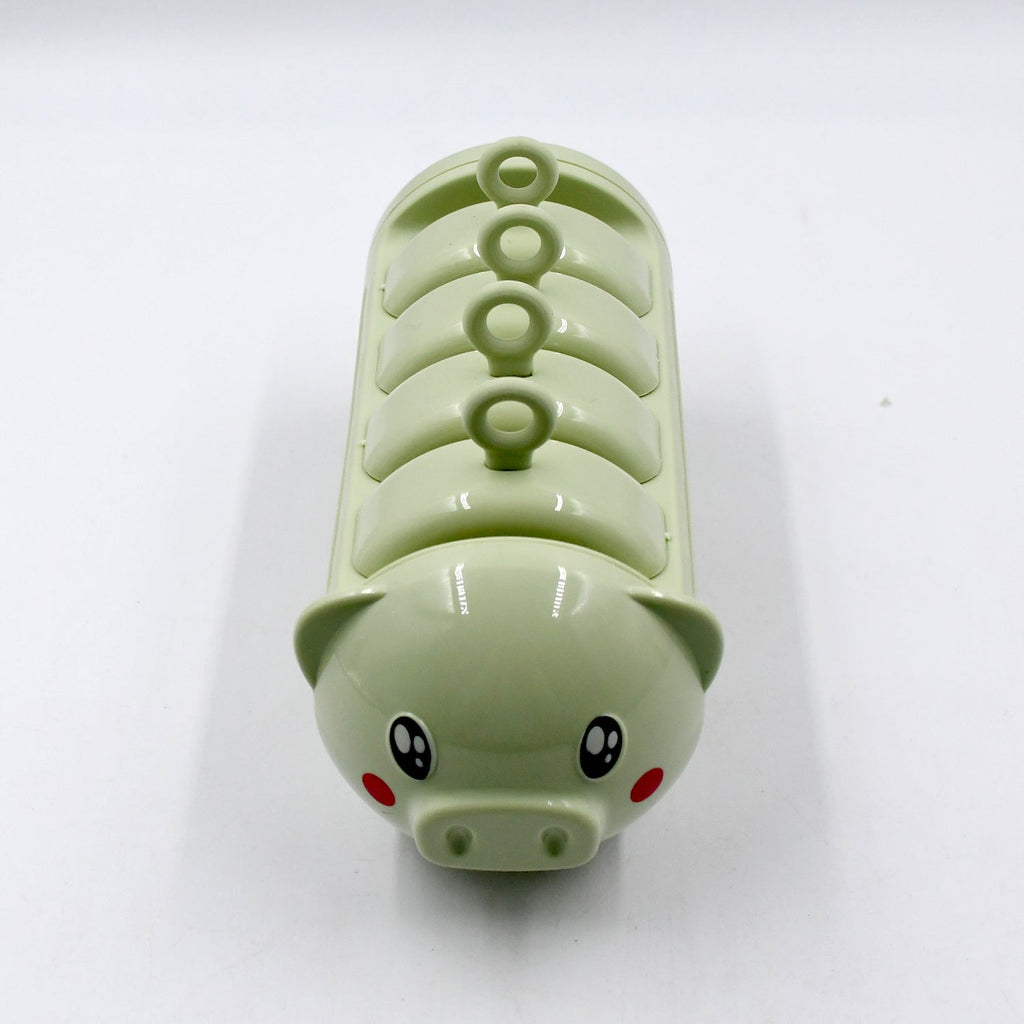 The 4-cup pig mold ice candy maker, perfect for creating fun kulfi and ice sticks for summer.