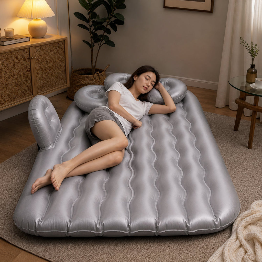 Comfortable travel sleeping bed for cars