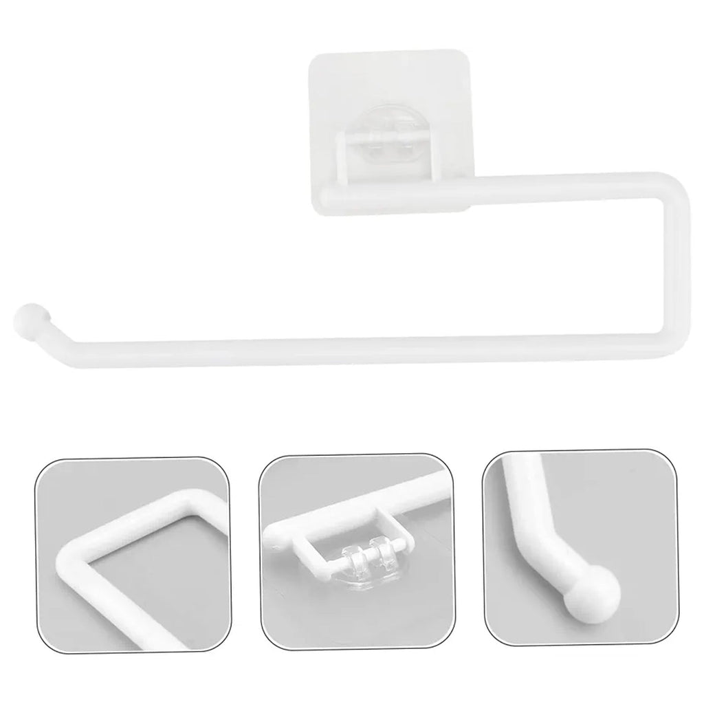 Multipurpose wall mounted paper towel stand with cleaning wipes