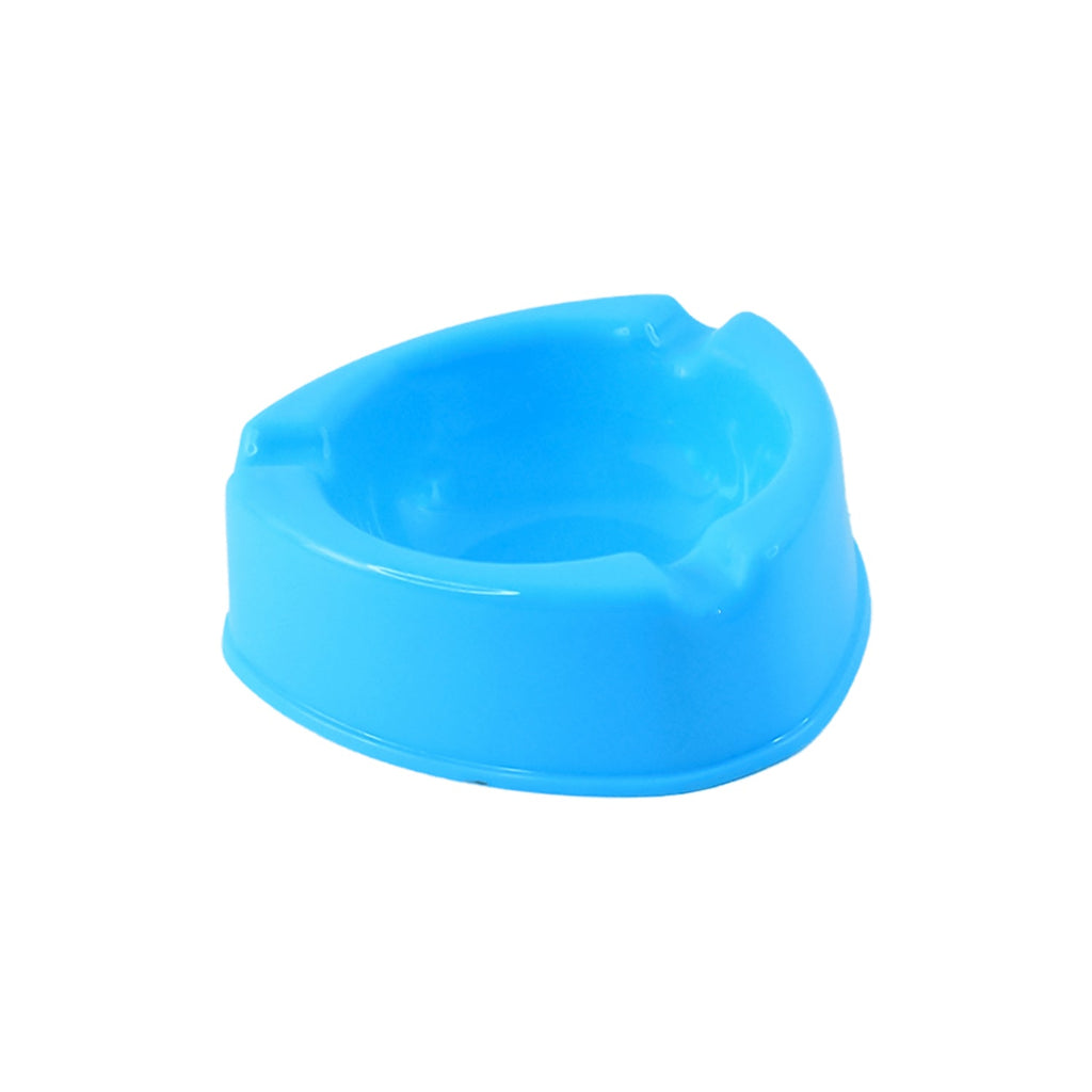 Plastic ashtray in modern indoor lounge setting
