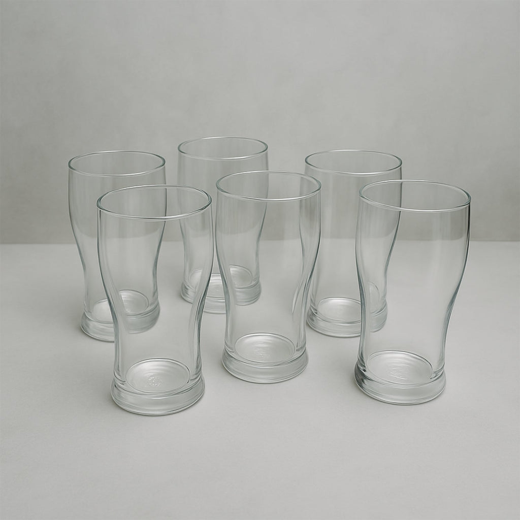 Vista quick pour pitcher glass set with clear, sturdy glasses
