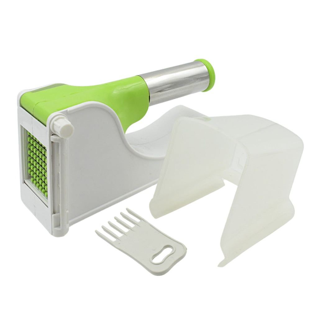 Compact French fry chipser by ChefAura, ideal for slicing potatoes easily.